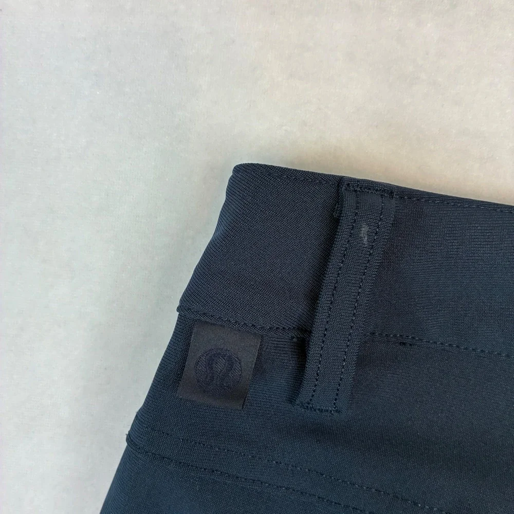 Lululemon ABC Pants Mens 34x31 Navy Blue Performance Stretch 5-Pocket Straight